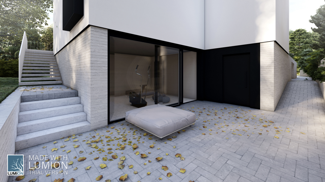 Wizualizacja zewnętrzna - perspektywa ogrodowa